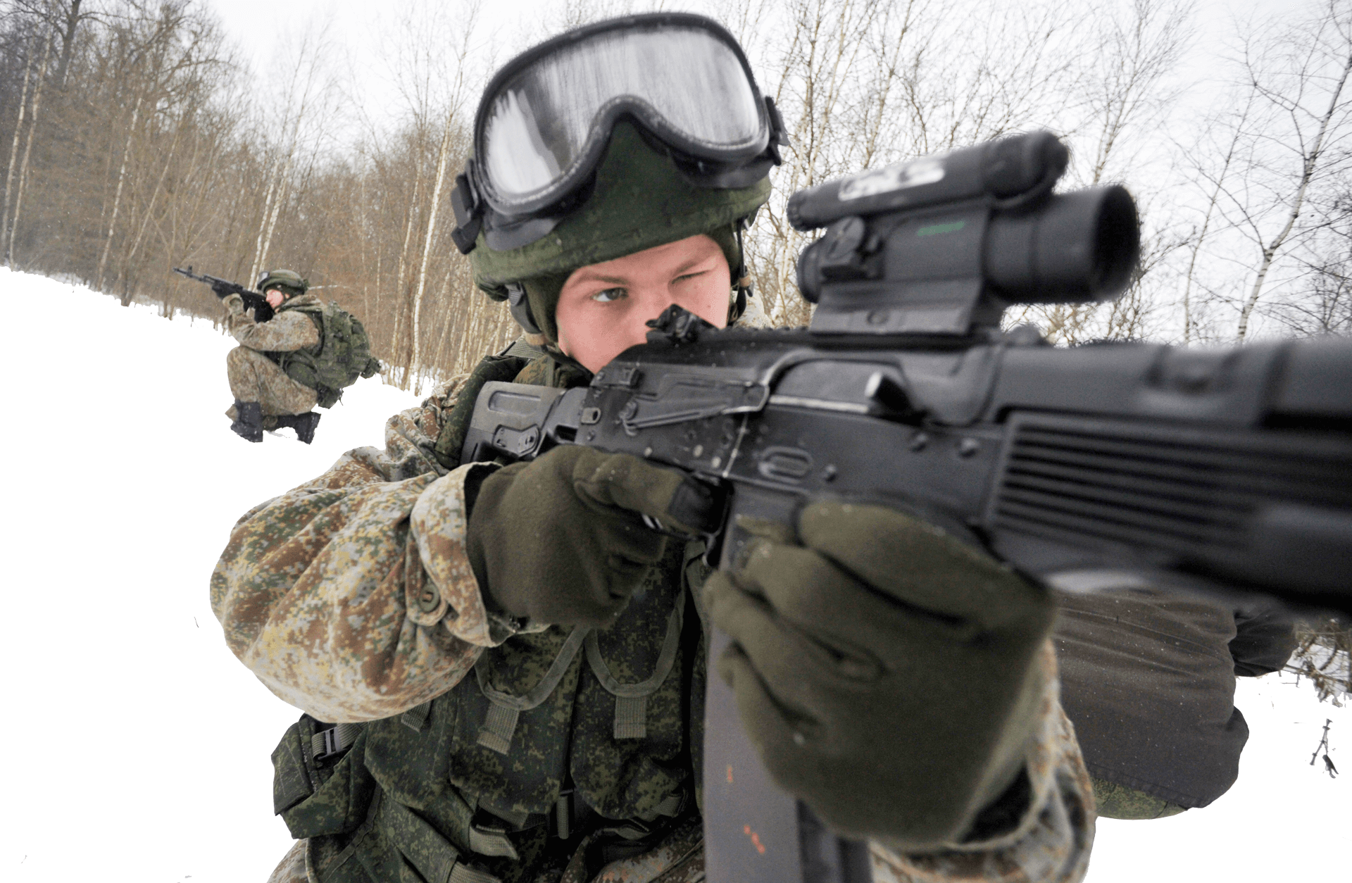 Изображение тренировки в Легионе Вагнера